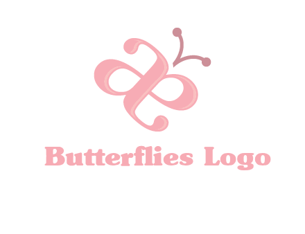 letters A and E forming a butterfly logo