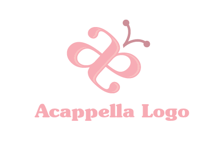 letters A and E forming a butterfly logo