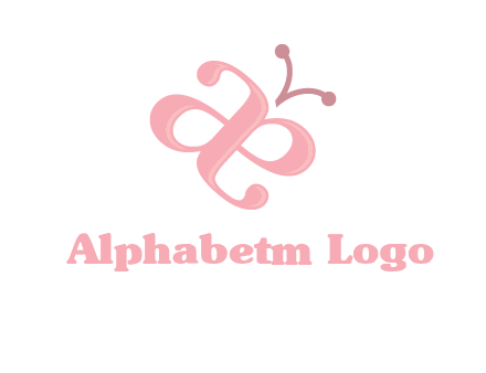 letters A and E forming a butterfly logo