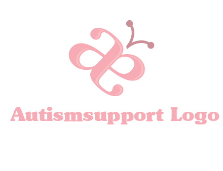 letters A and E forming a butterfly logo