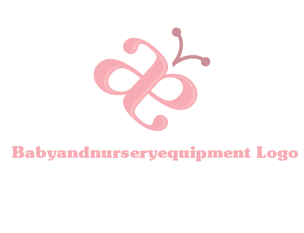 letters A and E forming a butterfly logo