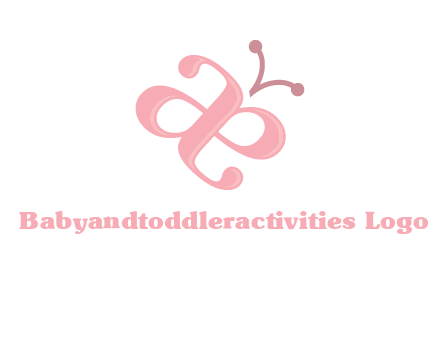 letters A and E forming a butterfly logo