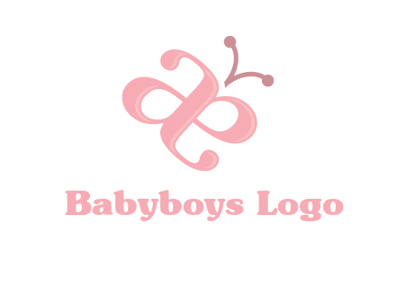 letters A and E forming a butterfly logo
