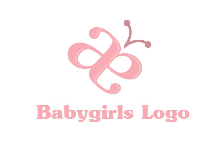 letters A and E forming a butterfly logo