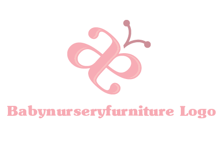 letters A and E forming a butterfly logo