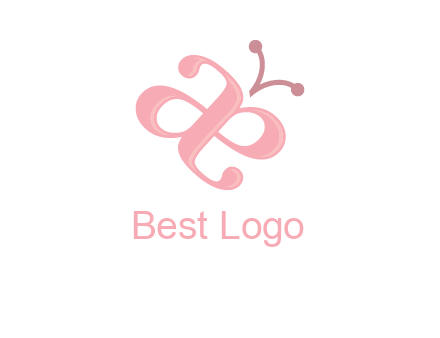 letters A and E forming a butterfly logo