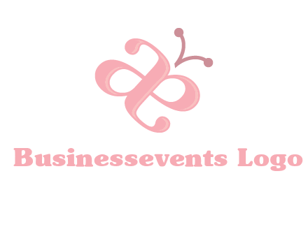 letters A and E forming a butterfly logo