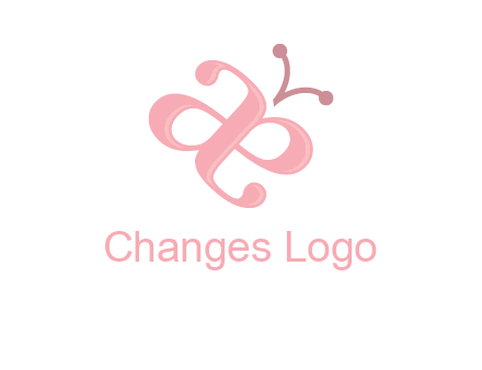 letters A and E forming a butterfly logo