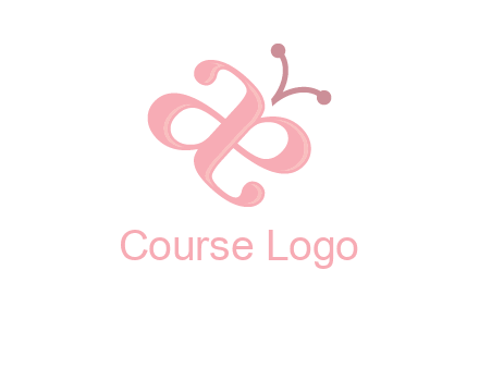 letters A and E forming a butterfly logo