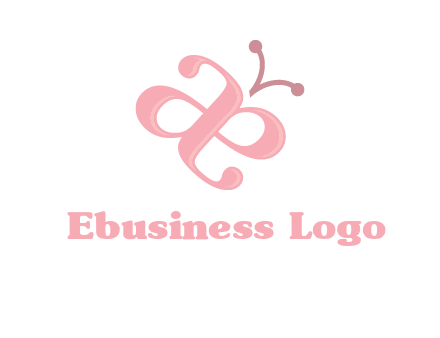 letters A and E forming a butterfly logo