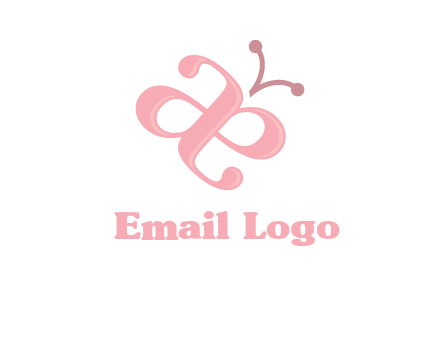 letters A and E forming a butterfly logo