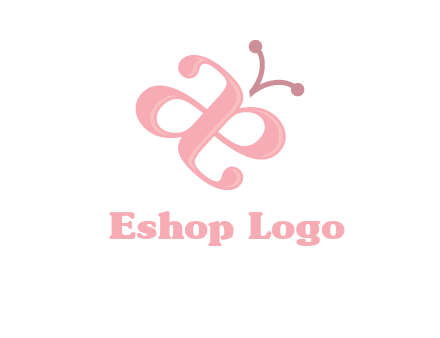 letters A and E forming a butterfly logo