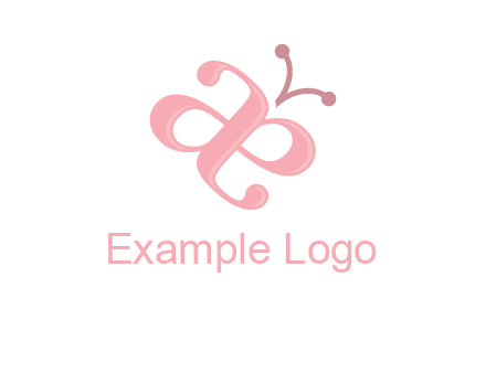 letters A and E forming a butterfly logo