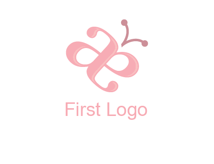 letters A and E forming a butterfly logo