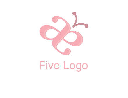 letters A and E forming a butterfly logo