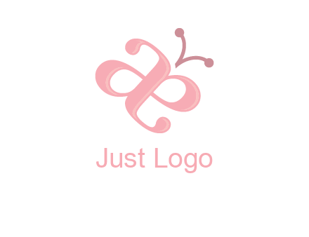 letters A and E forming a butterfly logo