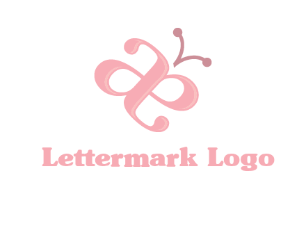 letters A and E forming a butterfly logo