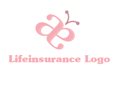 letters A and E forming a butterfly logo