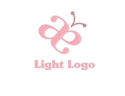 letters A and E forming a butterfly logo