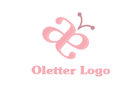 letters A and E forming a butterfly logo