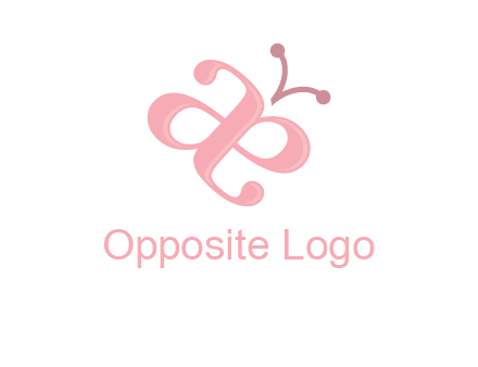 letters A and E forming a butterfly logo