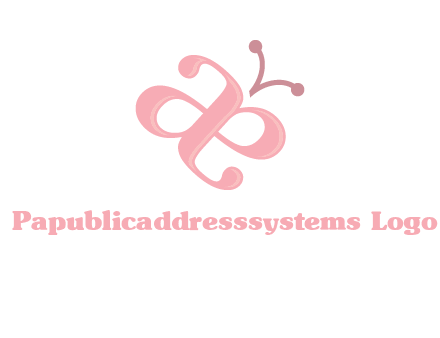 letters A and E forming a butterfly logo