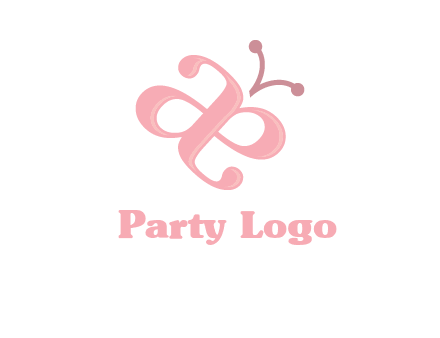 letters A and E forming a butterfly logo