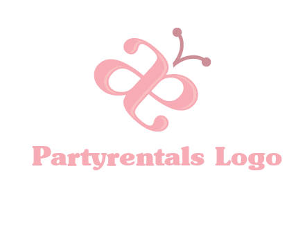letters A and E forming a butterfly logo