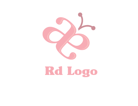 letters A and E forming a butterfly logo