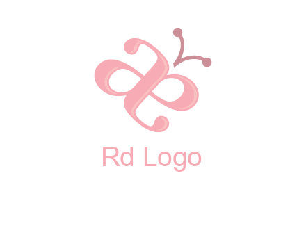 letters A and E forming a butterfly logo