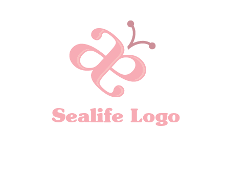 letters A and E forming a butterfly logo