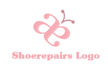 letters A and E forming a butterfly logo