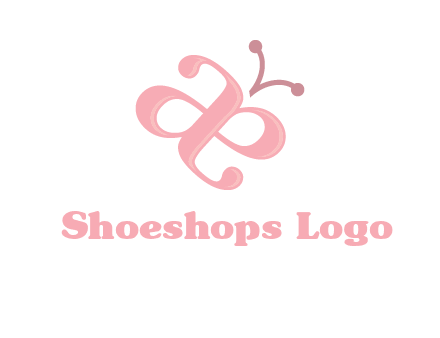 letters A and E forming a butterfly logo