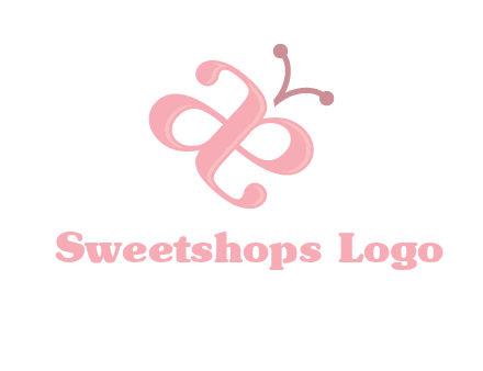 letters A and E forming a butterfly logo