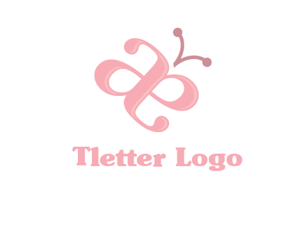 letters A and E forming a butterfly logo