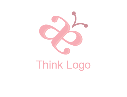 letters A and E forming a butterfly logo