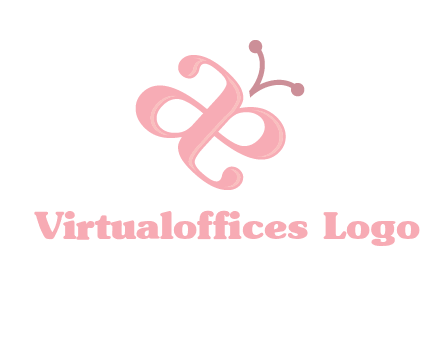 letters A and E forming a butterfly logo