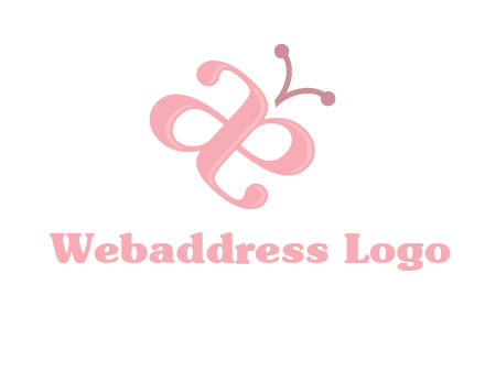 letters A and E forming a butterfly logo