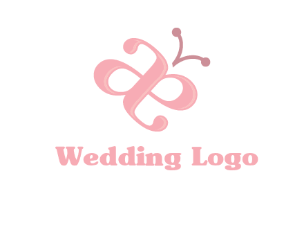 letters A and E forming a butterfly logo