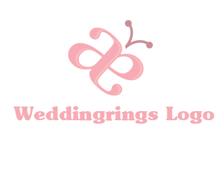 letters A and E forming a butterfly logo