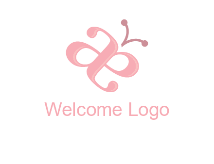 letters A and E forming a butterfly logo