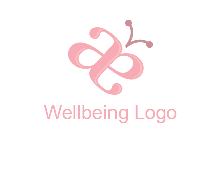 letters A and E forming a butterfly logo