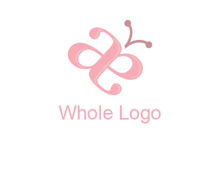 letters A and E forming a butterfly logo
