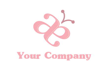 letters A and E forming a butterfly logo