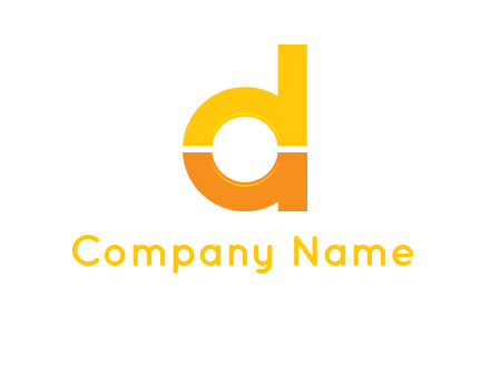lowercase letter A inside lowercase letter D logo