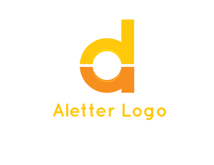 lowercase letter A inside lowercase letter D logo