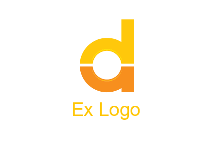 lowercase letter A inside lowercase letter D logo