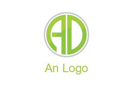 letters A and D in a circle logo