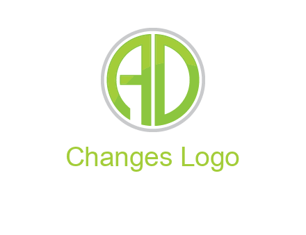 letters A and D in a circle logo