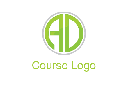 letters A and D in a circle logo